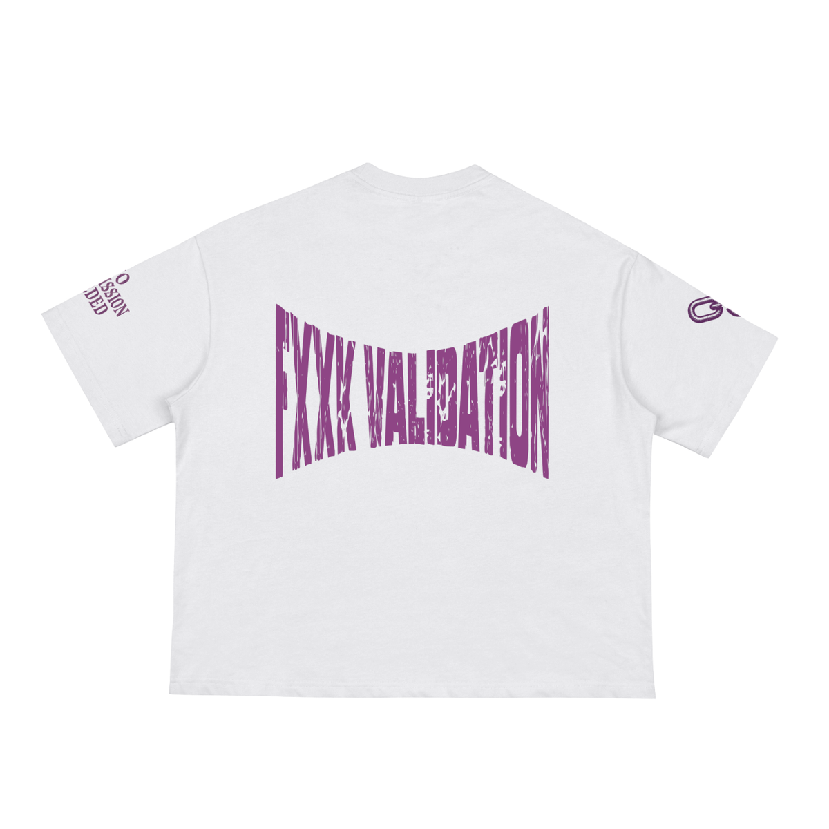 Fxxk Validation : Boxy Tee (PURPLE)