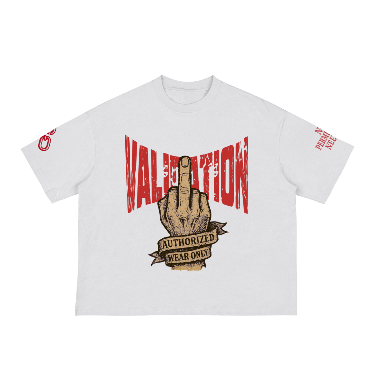 Fxxk Validation : Boxy Tee (RED)