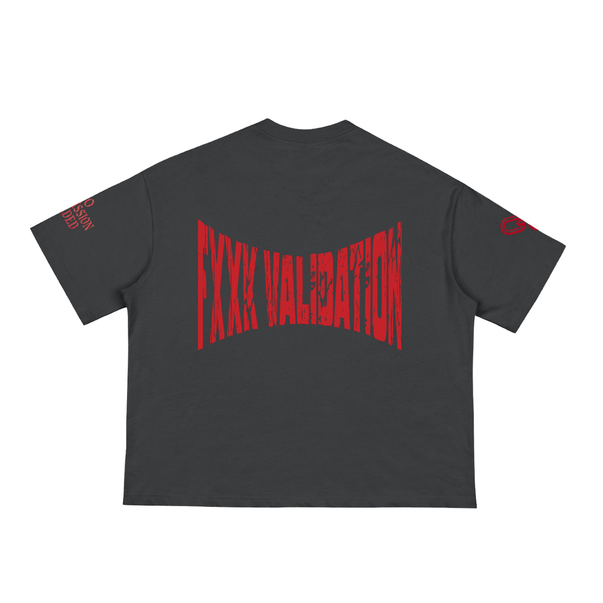 Fxxk Validation : Boxy Tee (RED)