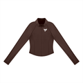 ST Quarter-Zip T-Shirt (Brown)