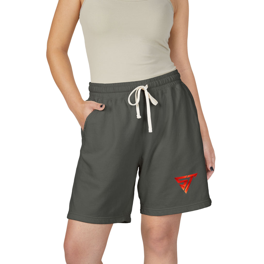 Unisex Garment-Dyed Lightweight Fleece Sweat Shorts