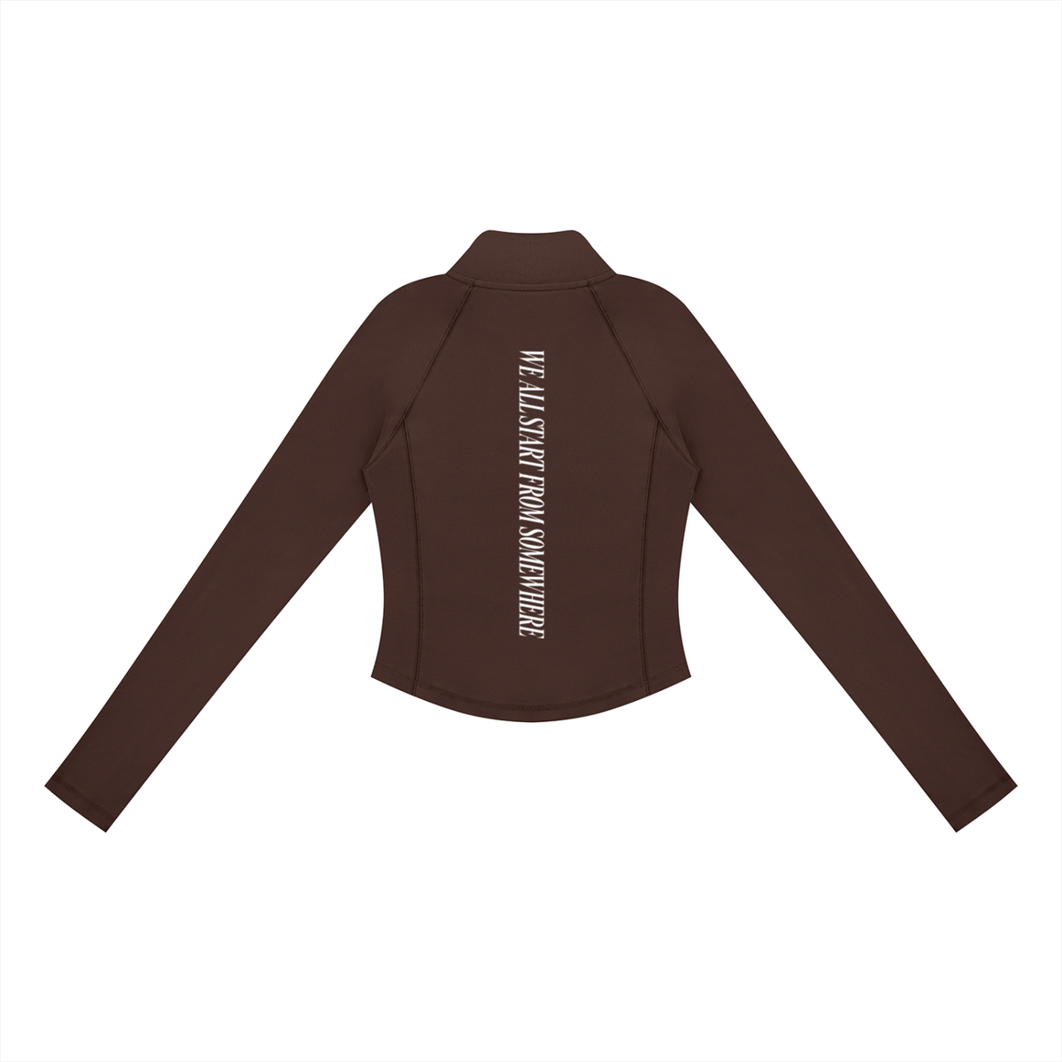 ST Quarter-Zip T-Shirt (Brown)
