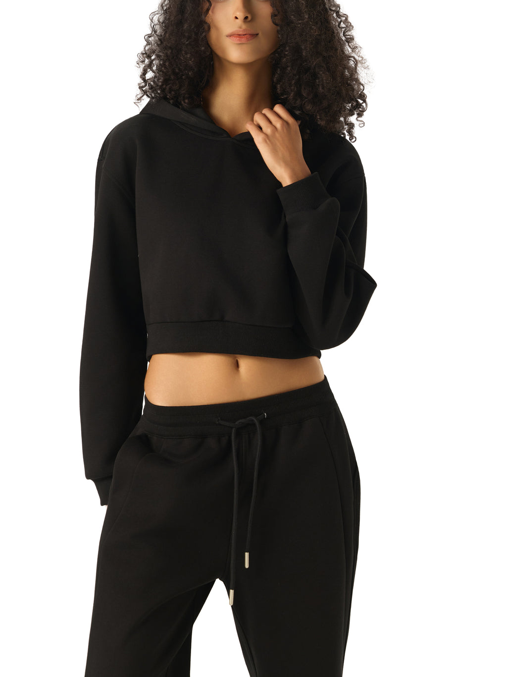Essential Cropped Hoodie